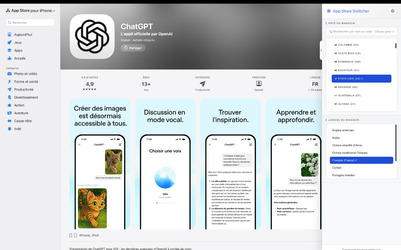 App Store Switcher screenshot 3