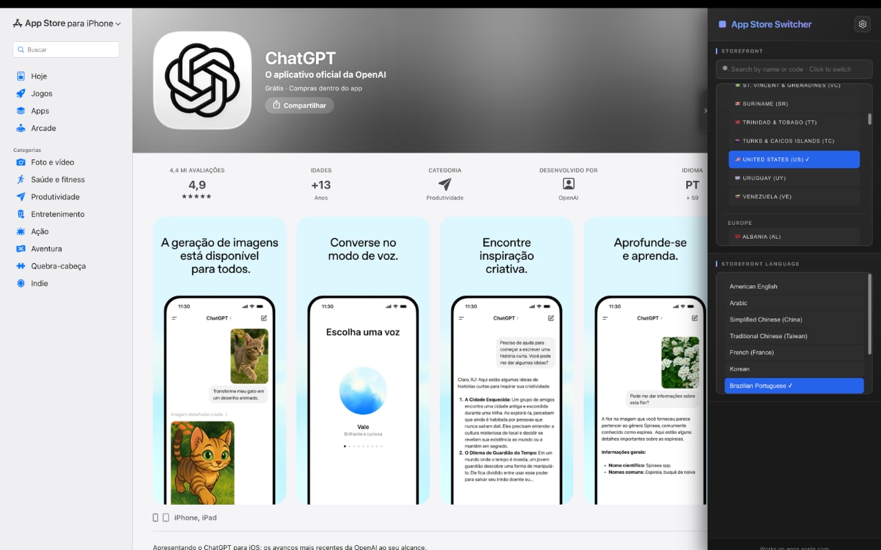 App Store Switcher screenshot 4